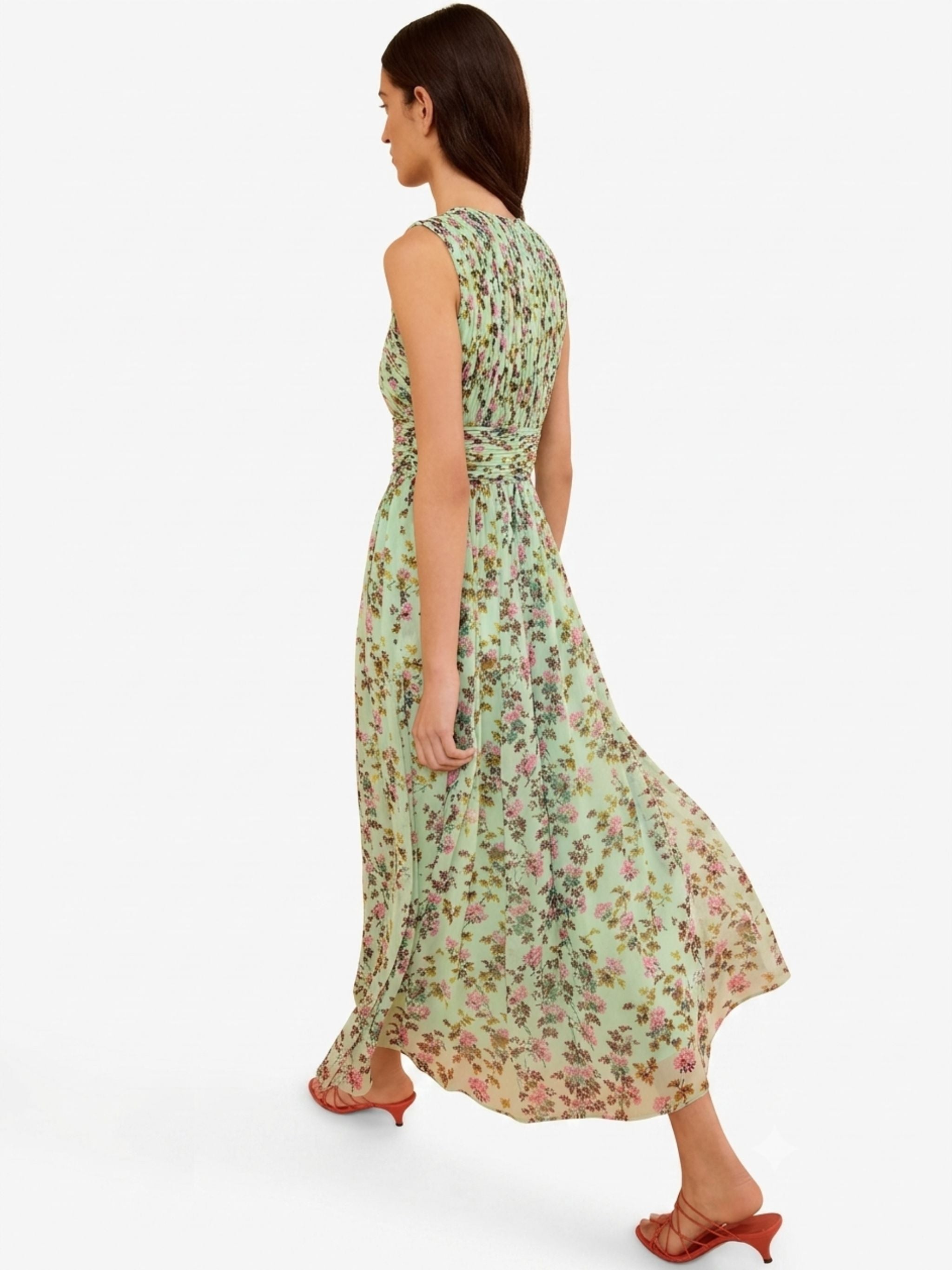 CELESTINA SL SILK DRESS