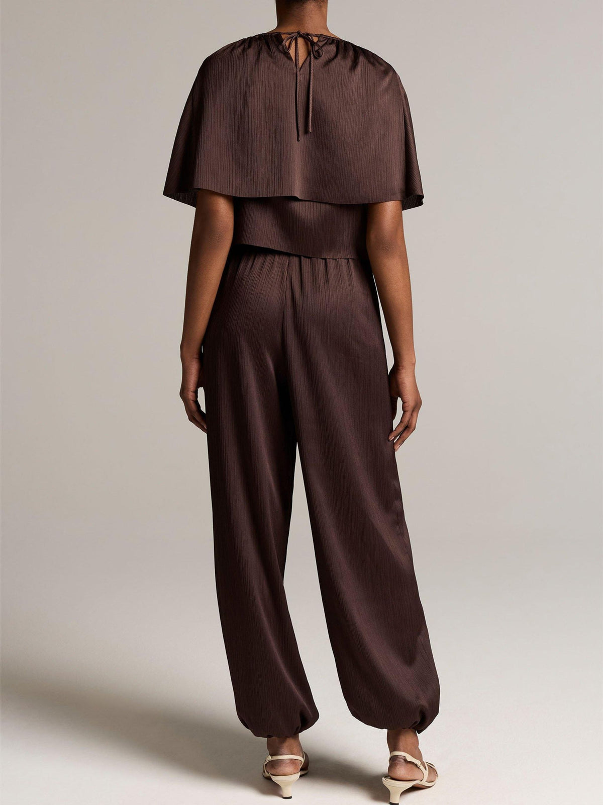 MID WAIST PLISSE PANTS