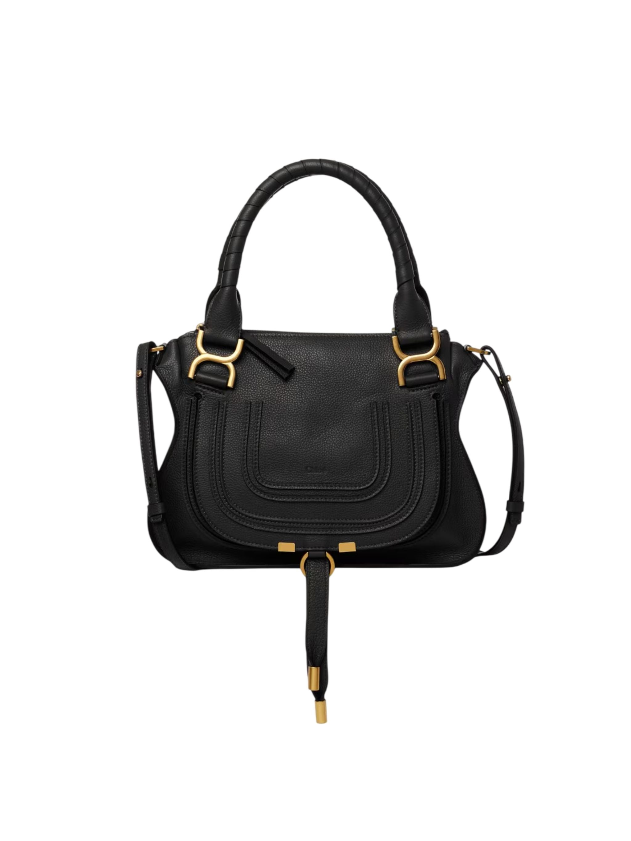 Borsa Marcie piccola in pelle granata