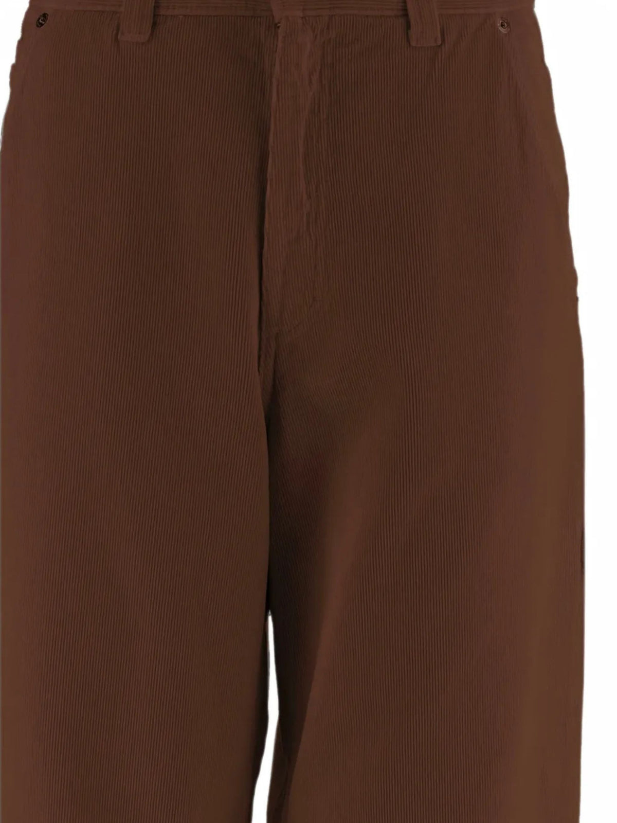 Pantaloni dritti a coste
