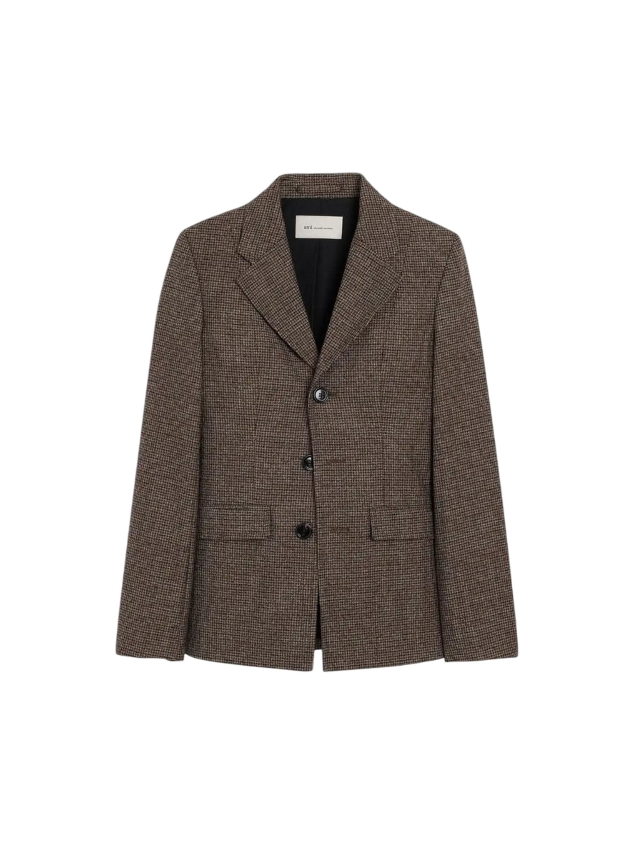 FITTED JACKET PIED DE POULE