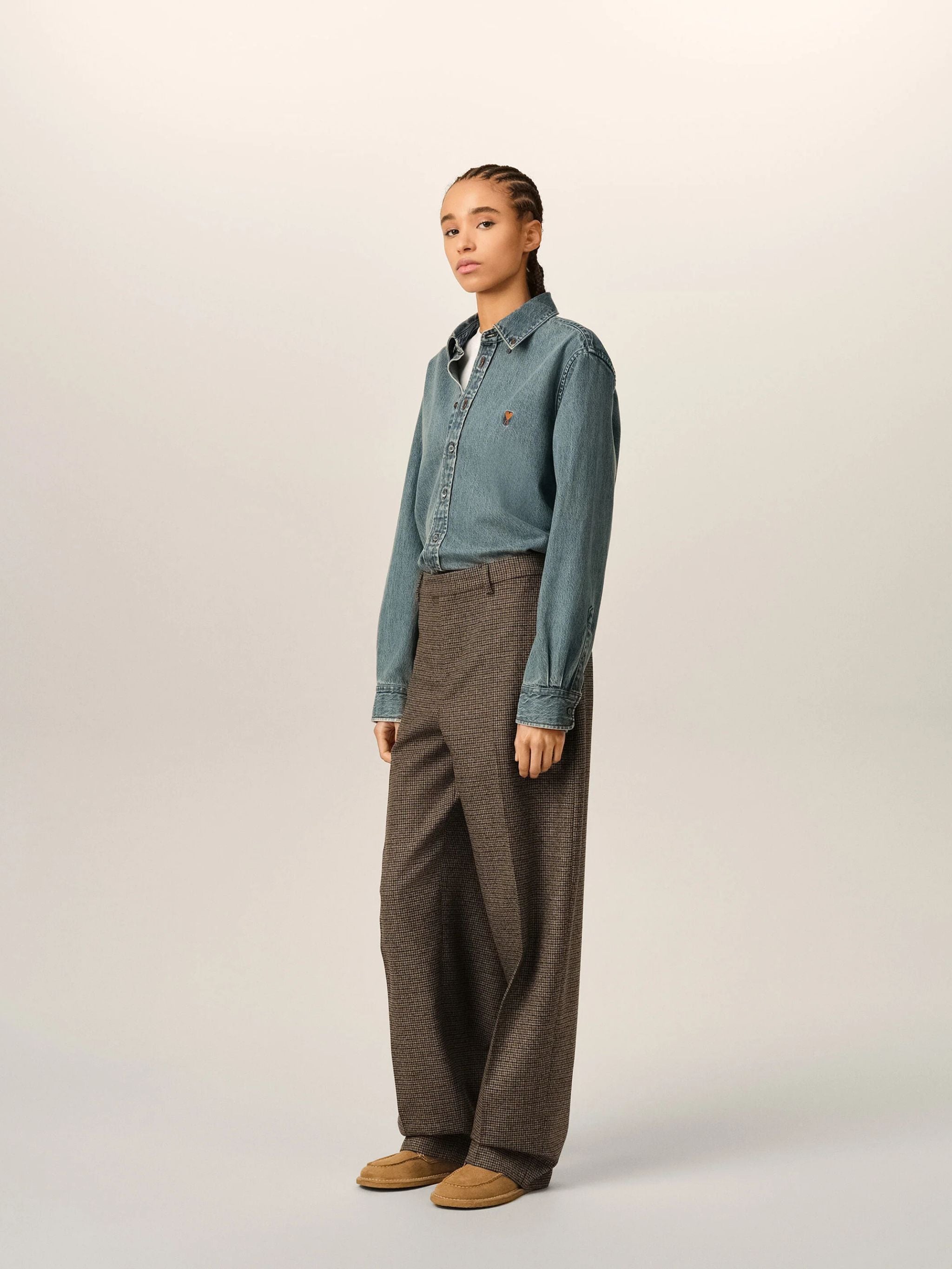 BALOON TROUSERS PIED DE POULE
