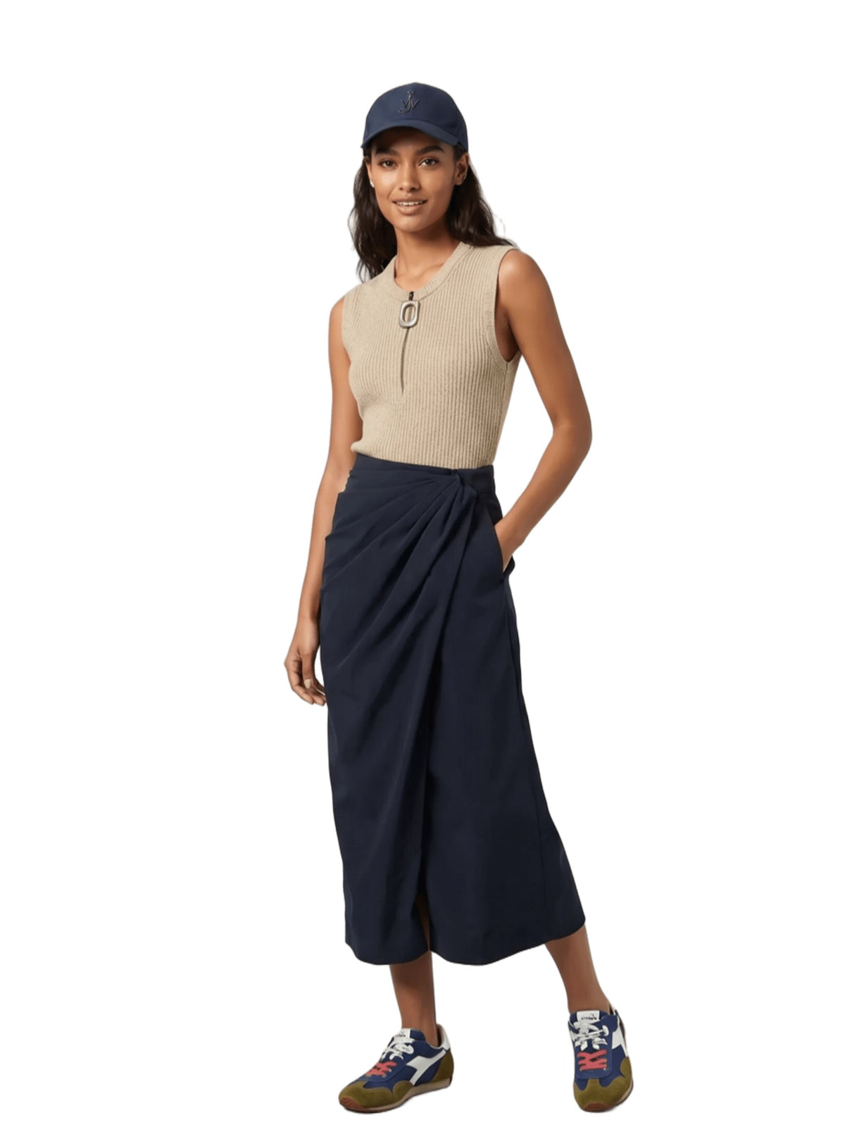 Pantaloni da donna con motivo twist