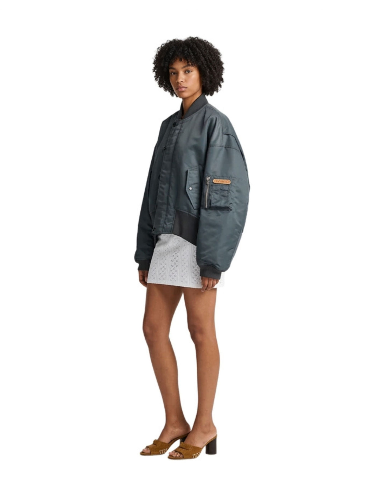 OVERSIZED TIPPED BOMBER