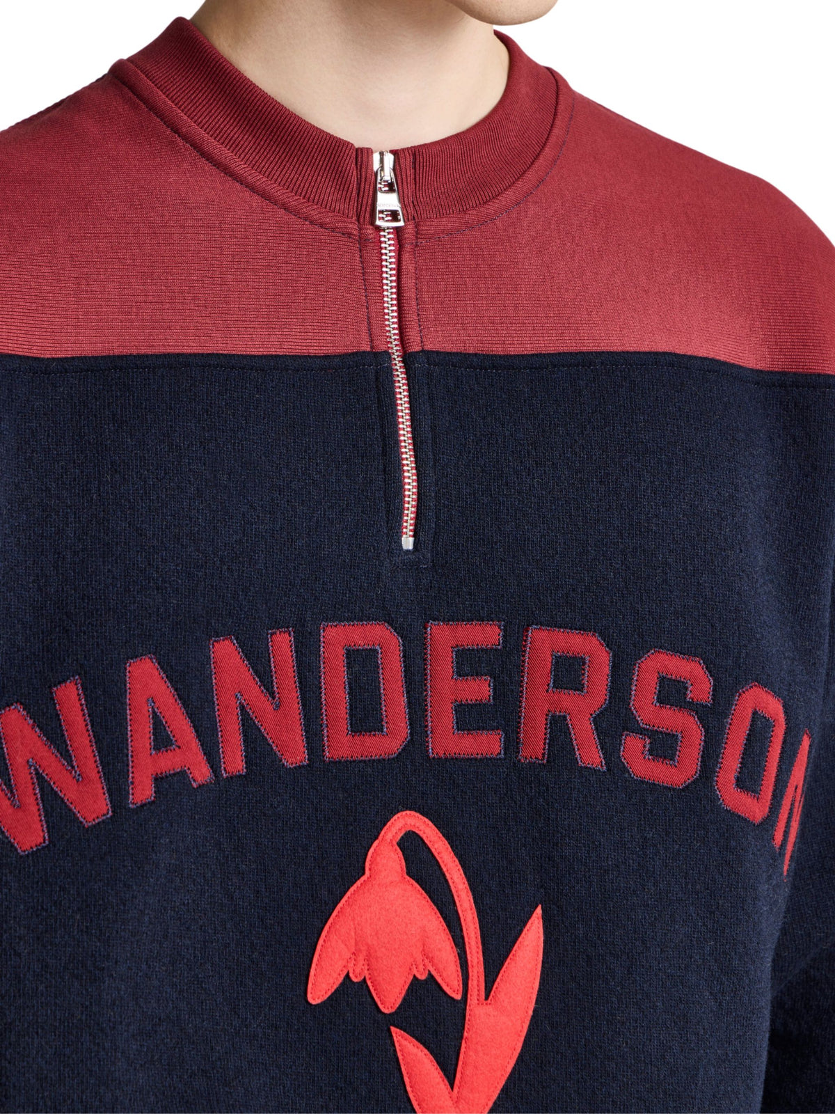 HALF ZIP SWEATSHIRT