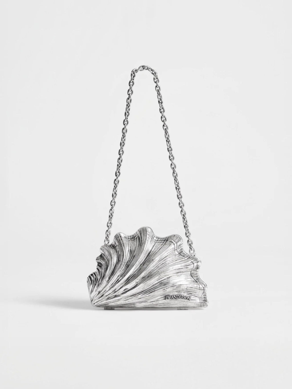Clutch a conchiglia argento vintage