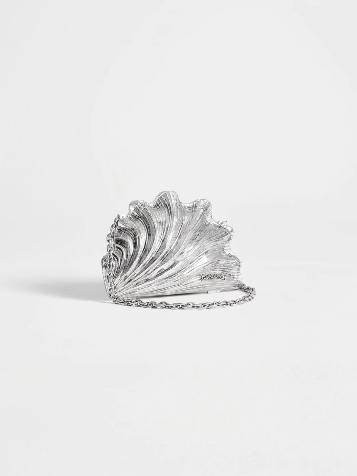 Clutch a conchiglia argento vintage