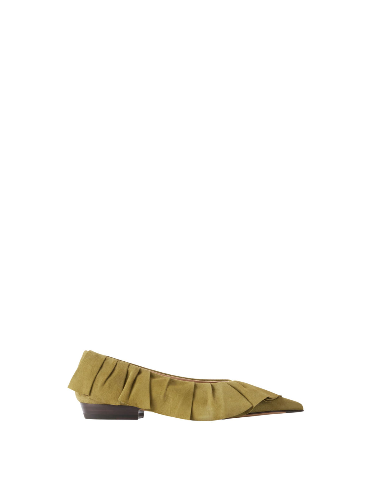 RUFFLE BALLERINA SUEDE