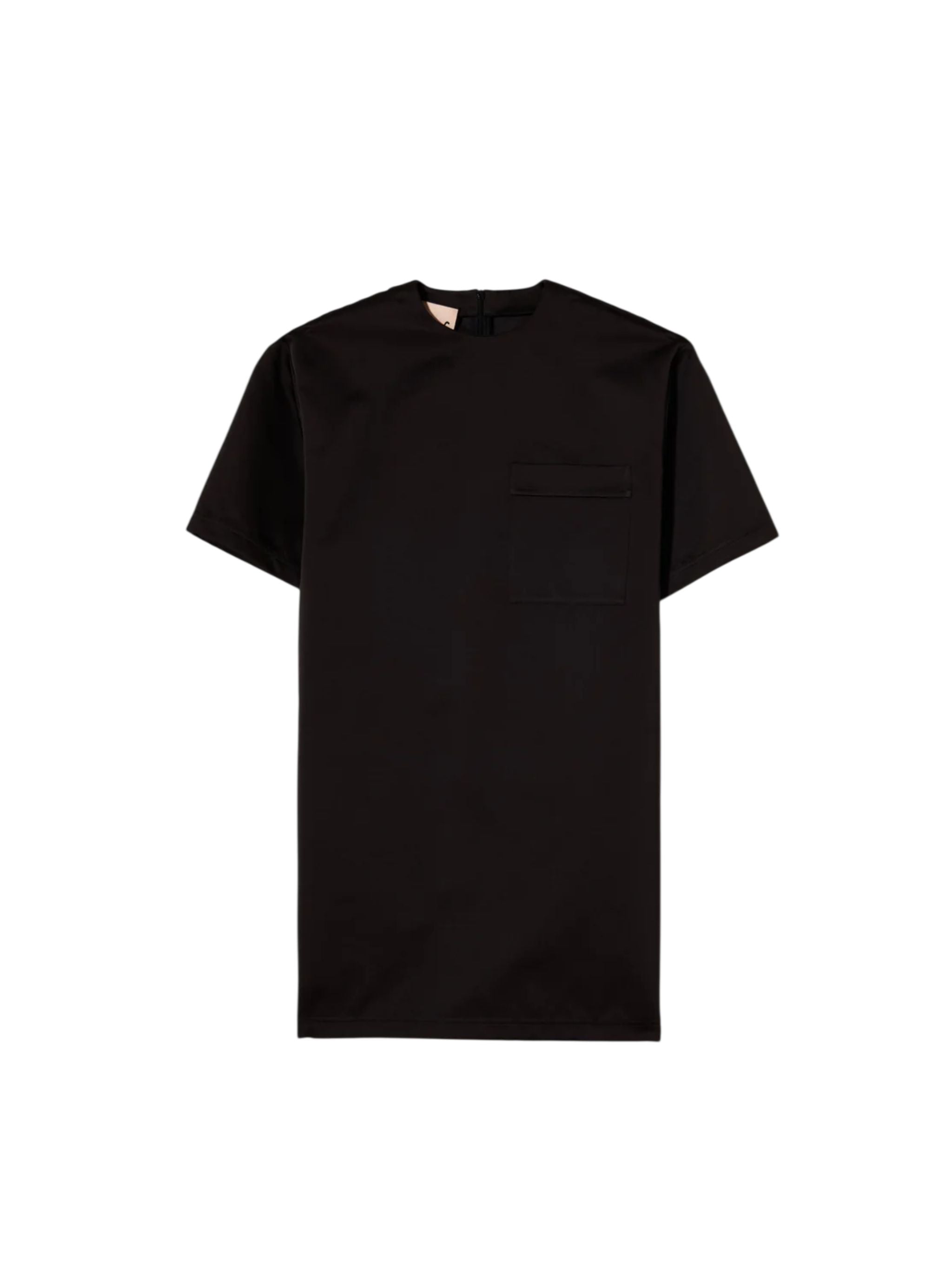 BLACK DUCHESSE MINI DRESS