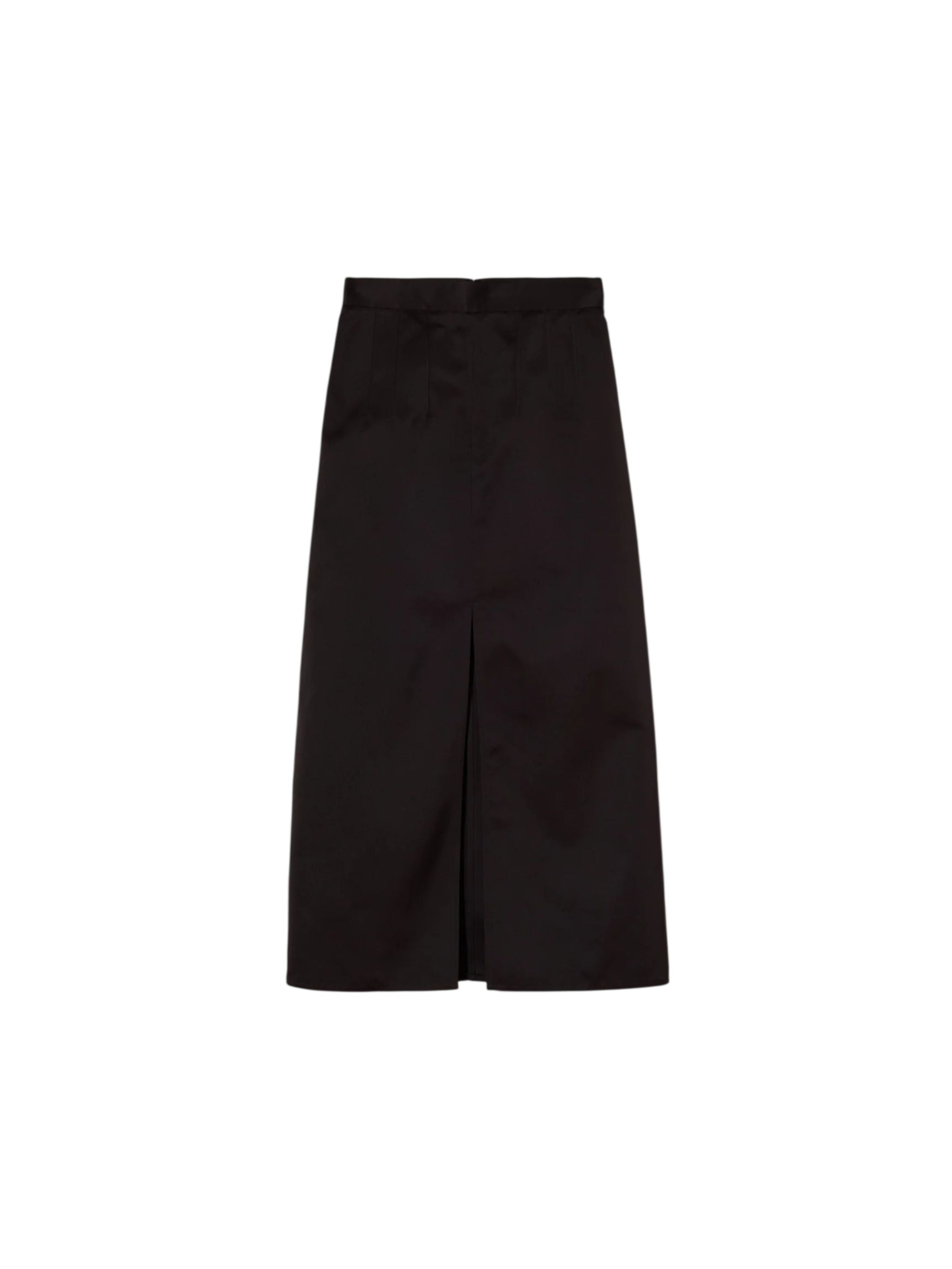 GONNA LUNGA DRITTA IN DUCHESSE NERO