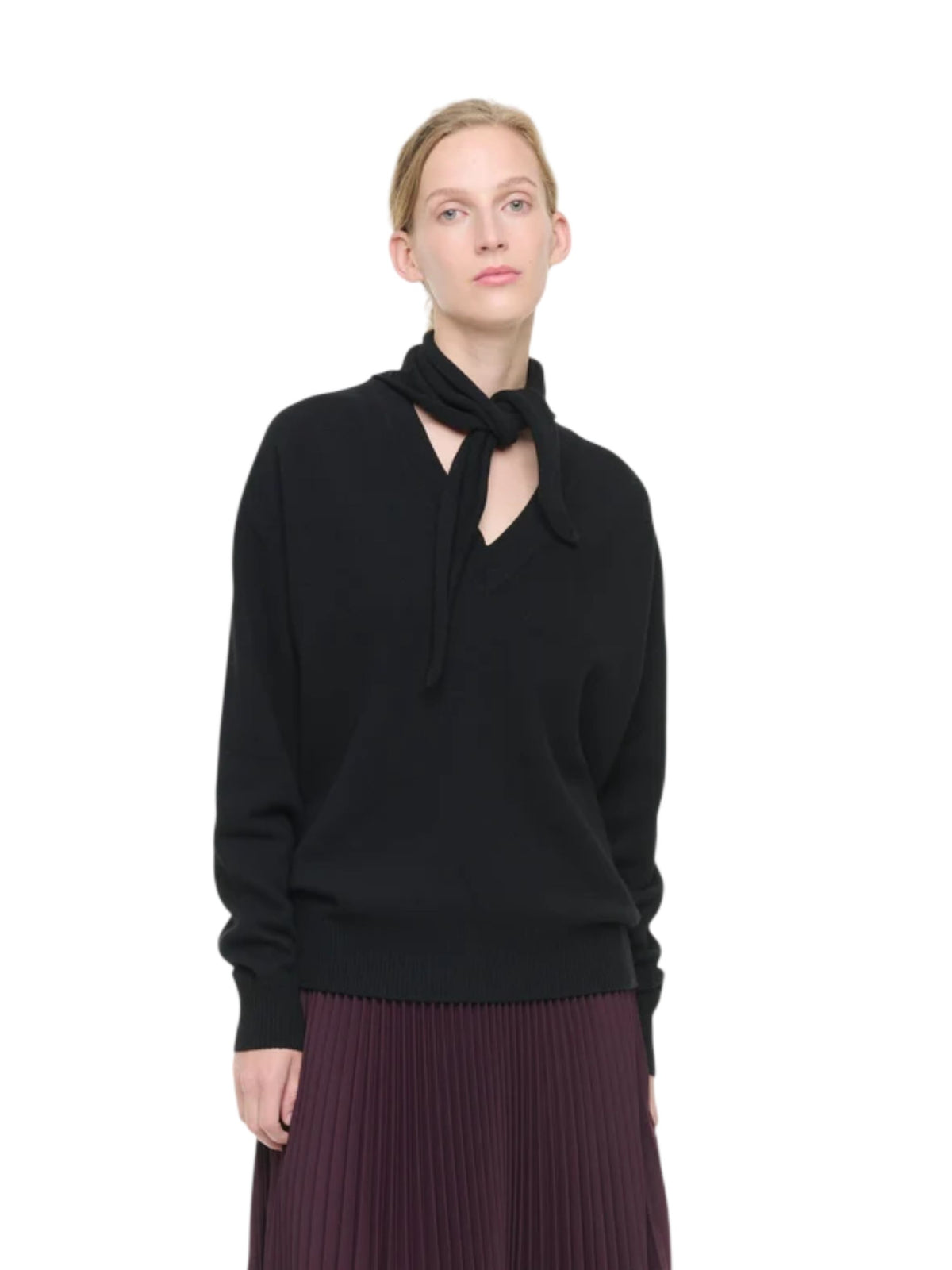 Maglione Over con scollo a V