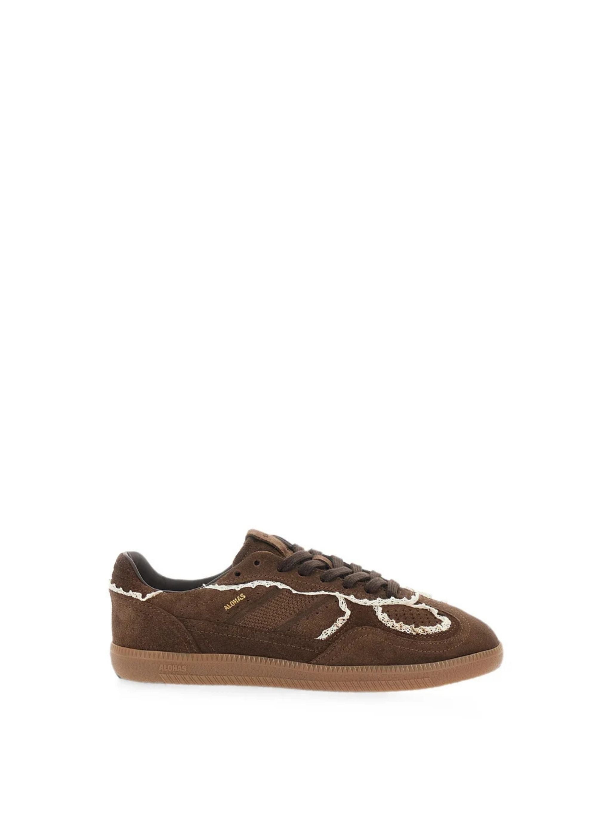 CROCHET LEATHER SNEAKERS