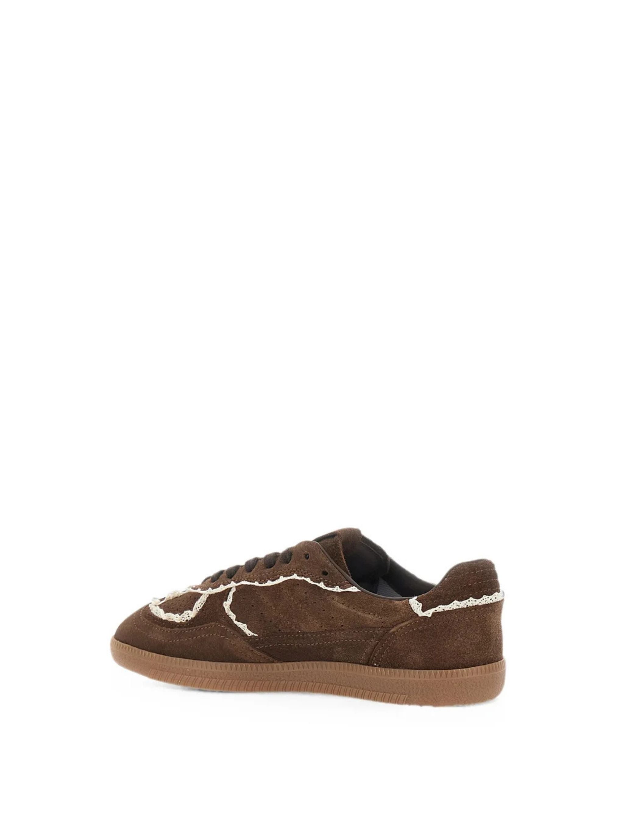 CROCHET LEATHER SNEAKERS