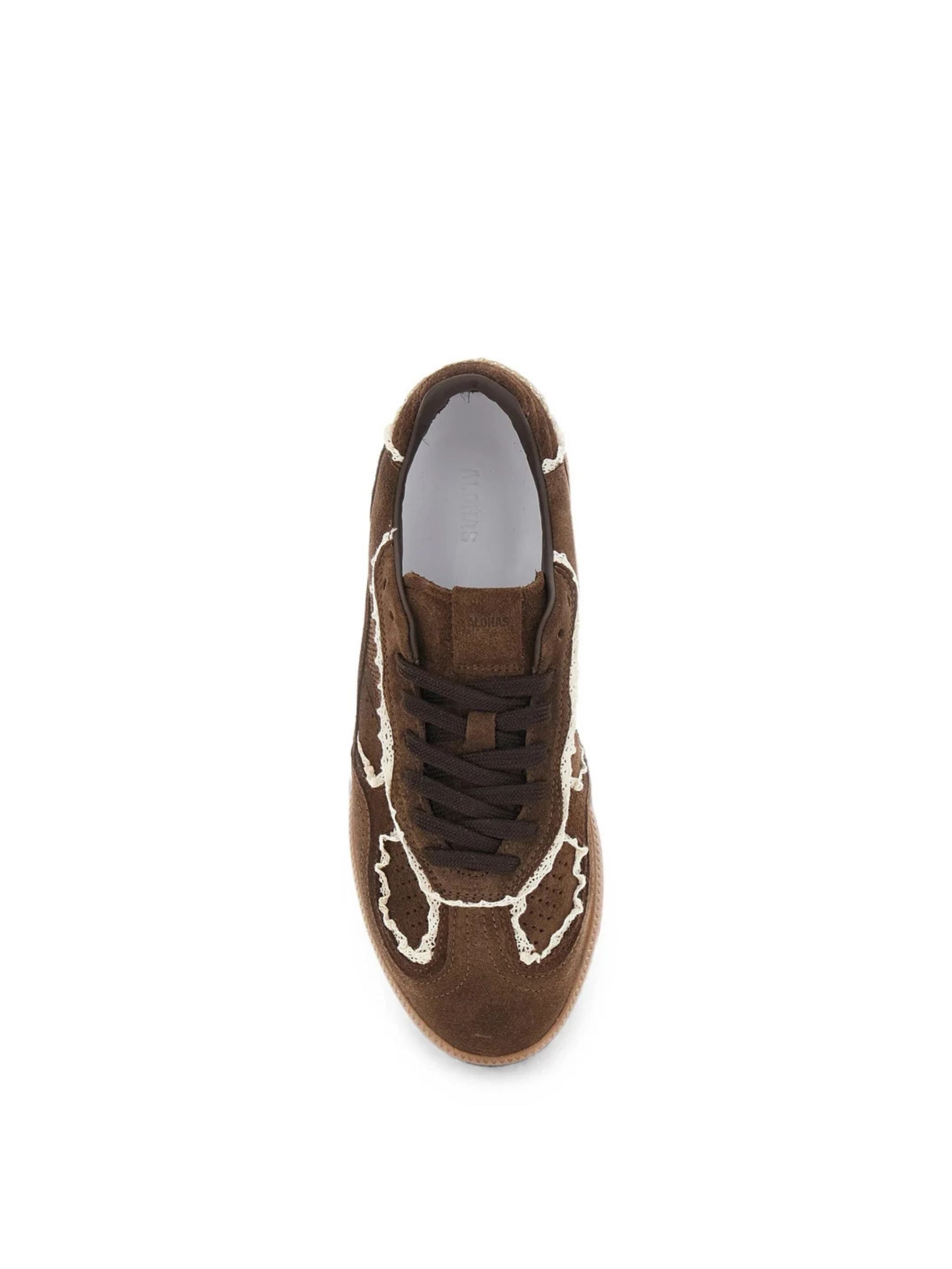 CROCHET LEATHER SNEAKERS