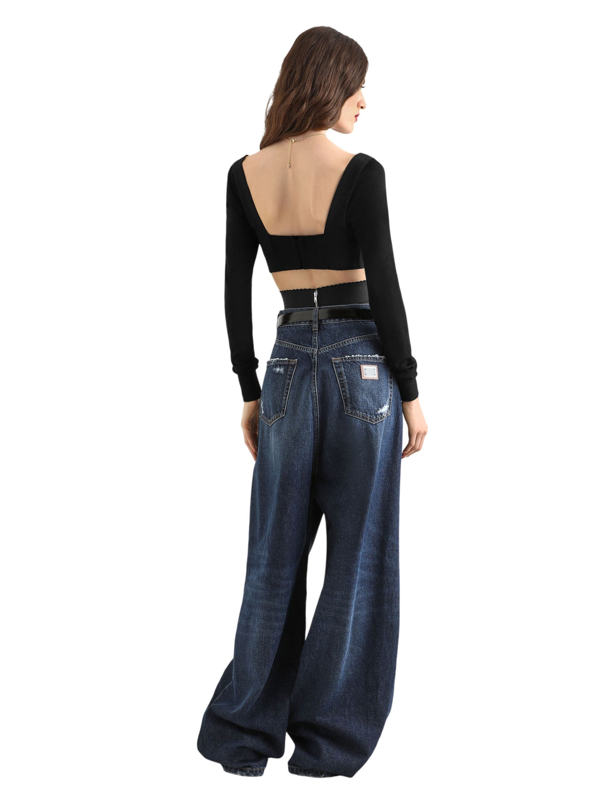 Top bustier in raso