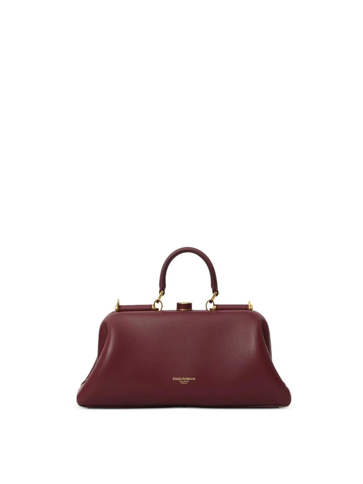 Borsa a mano Grandma media in nappa plongé