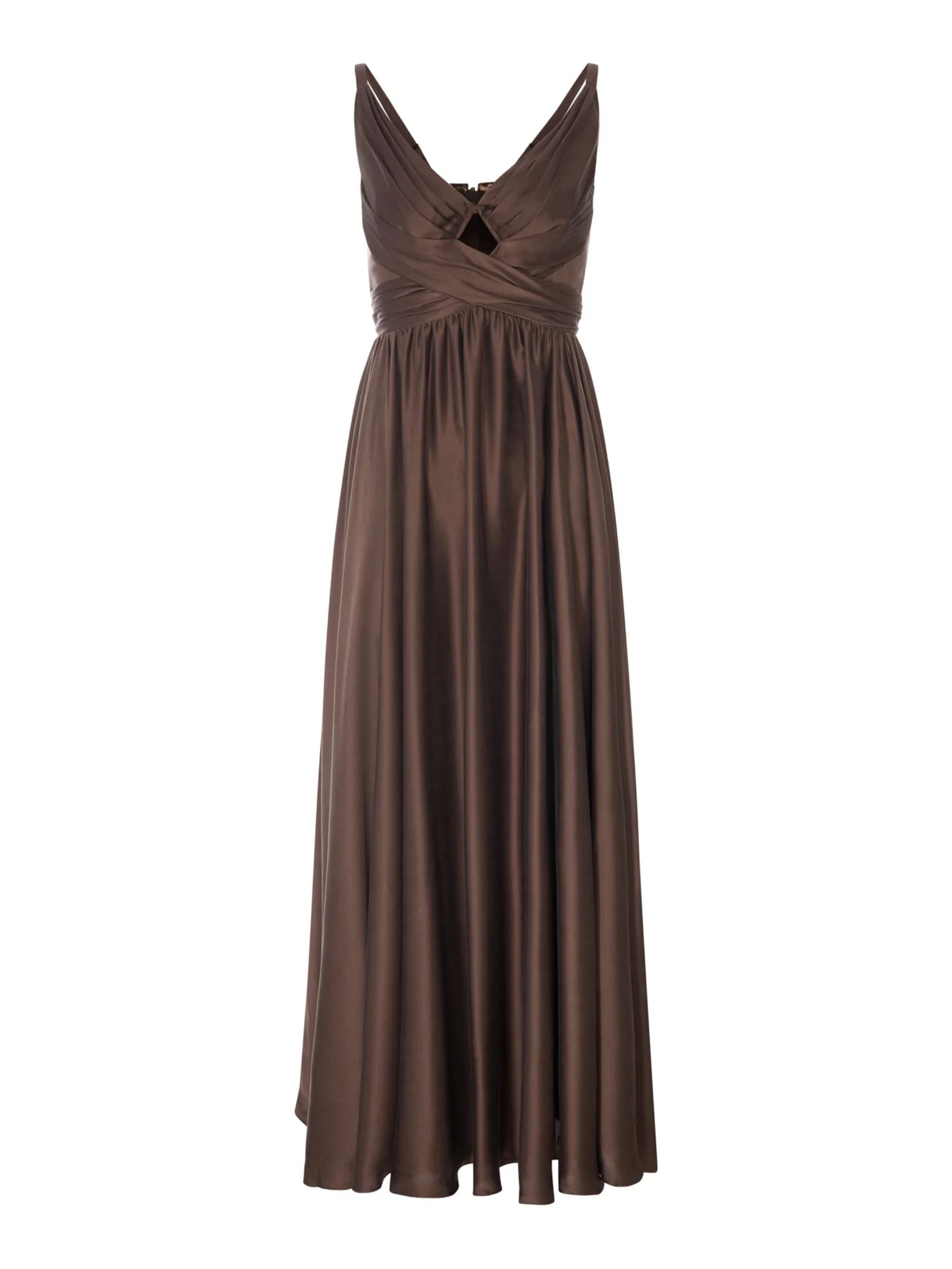 DRAPED MAXI DRESS