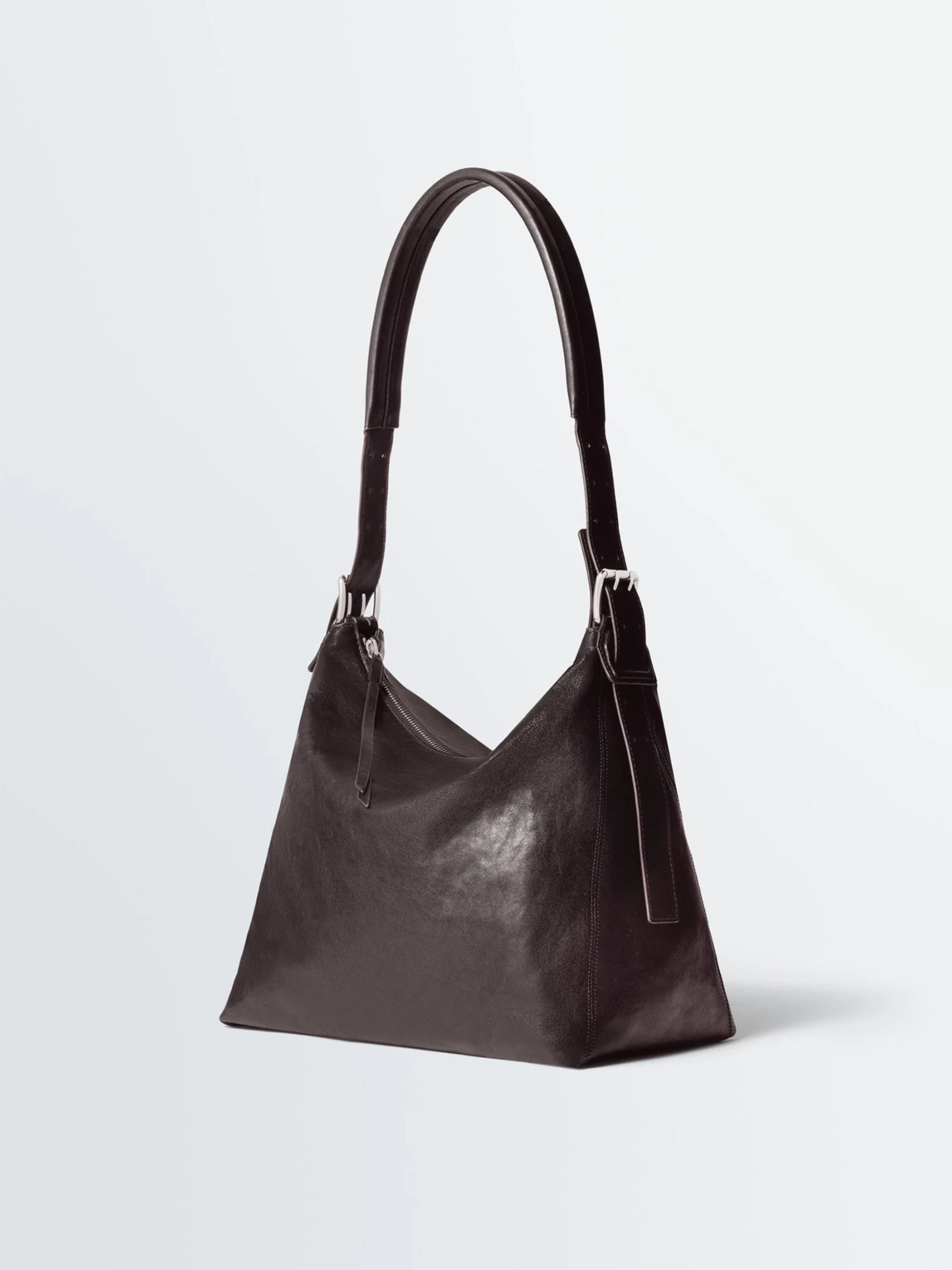 SMALL BELTED HOBO BAG
