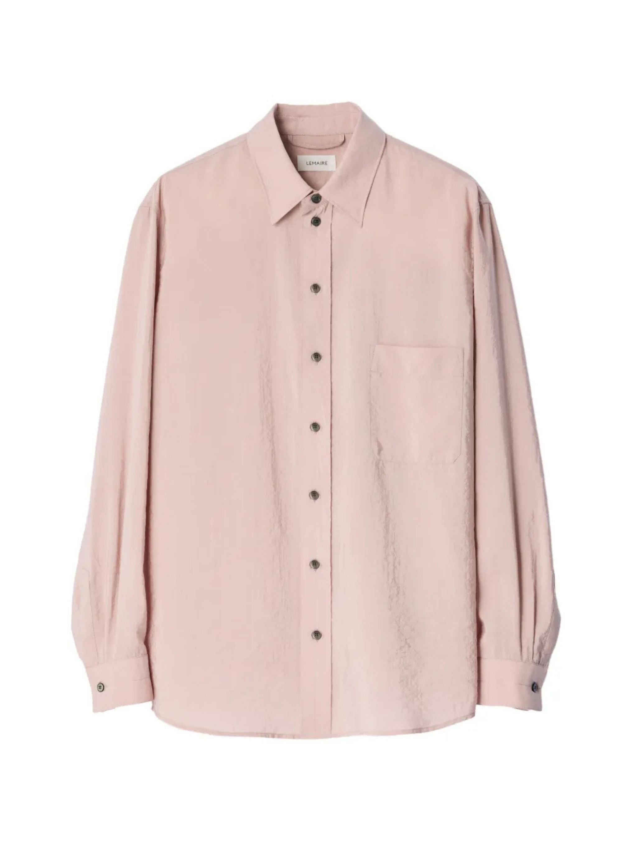 Camicia dritta in seta dry