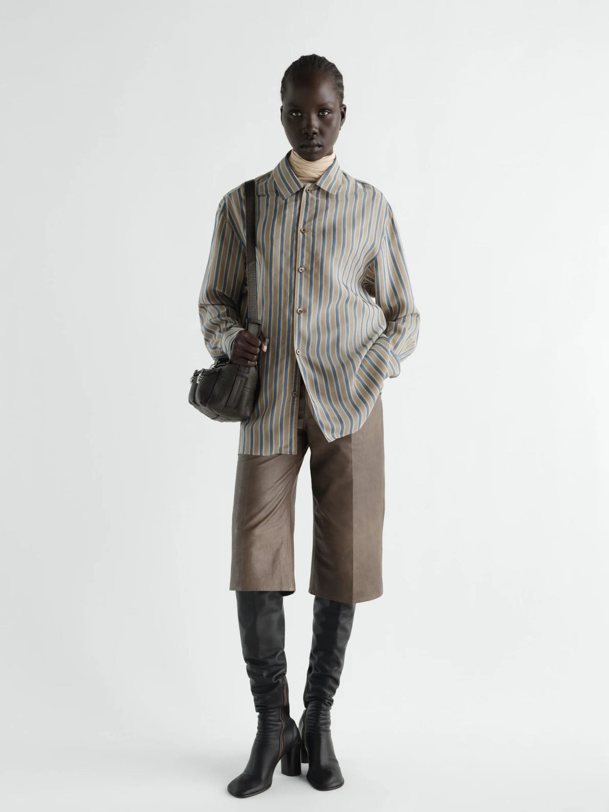 Camicia Lemaire con colletto convertibile
