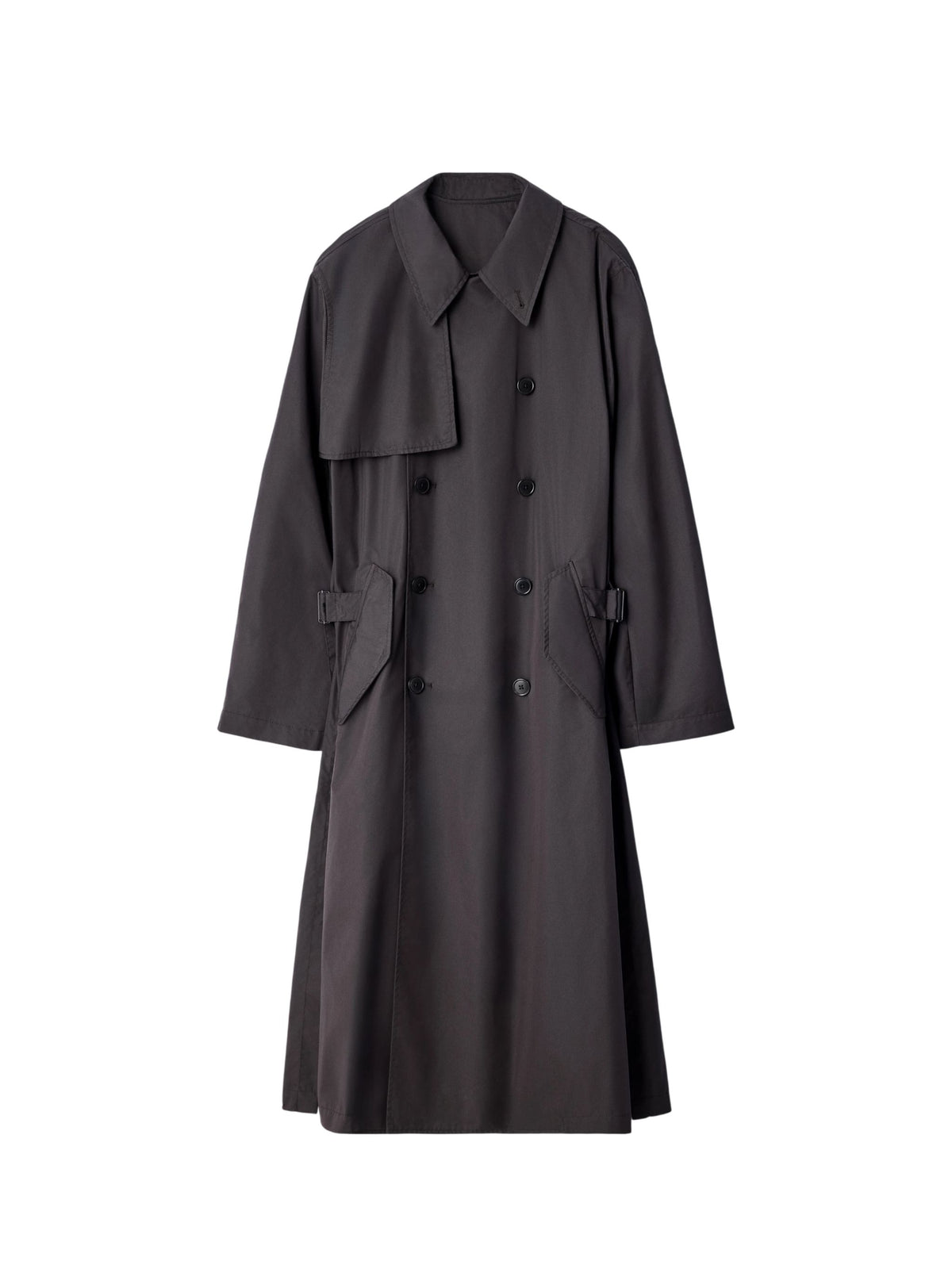 Trench Lemaire in gabardina di cotone idrorepellente