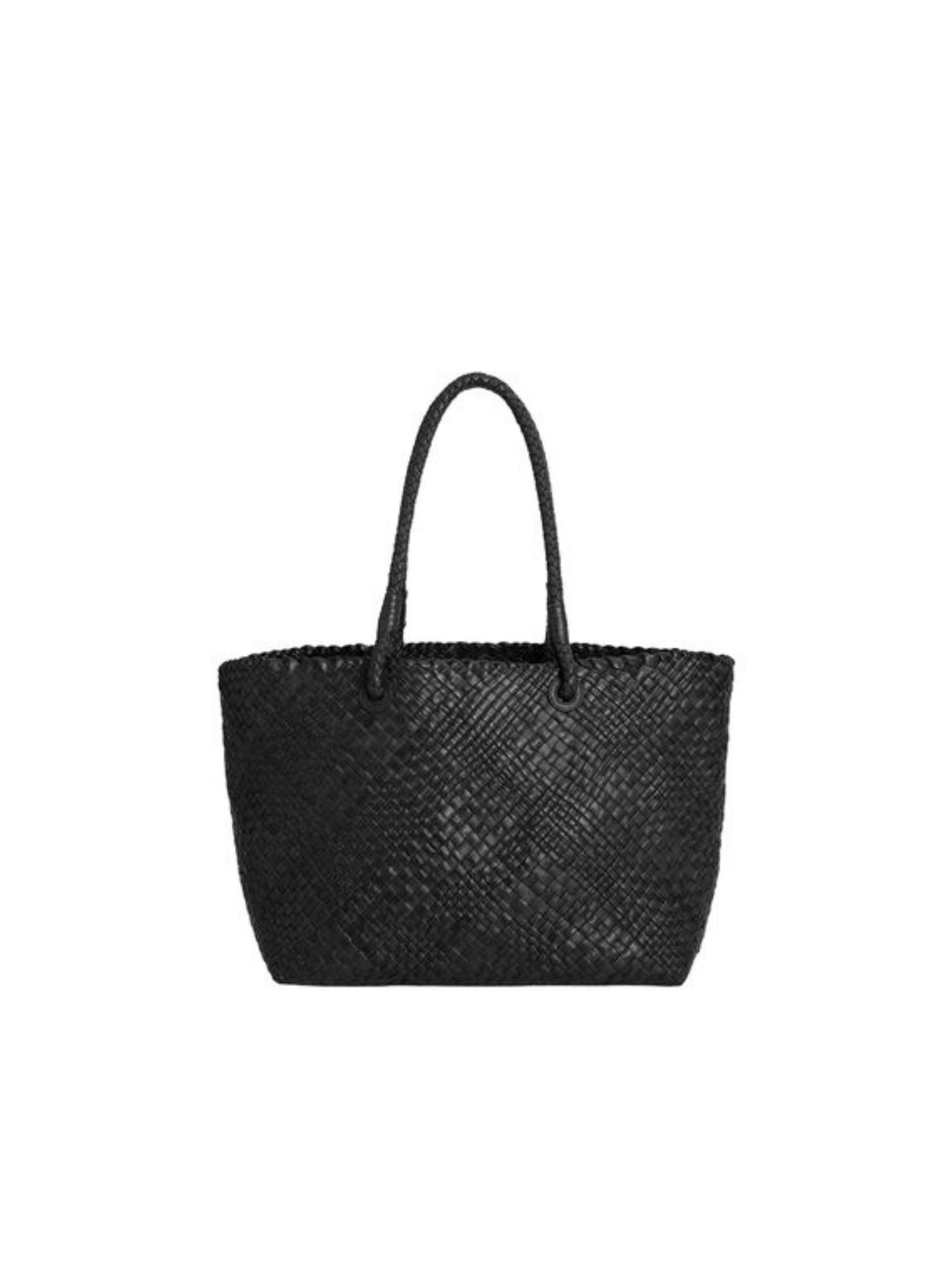 SHOPPING PELLE INTRECCIATA