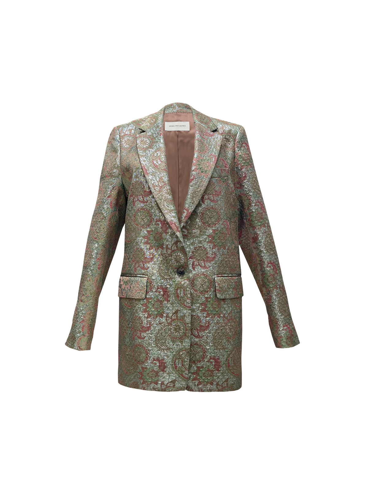 GIACCA 1 BOTTONE JACQUARD