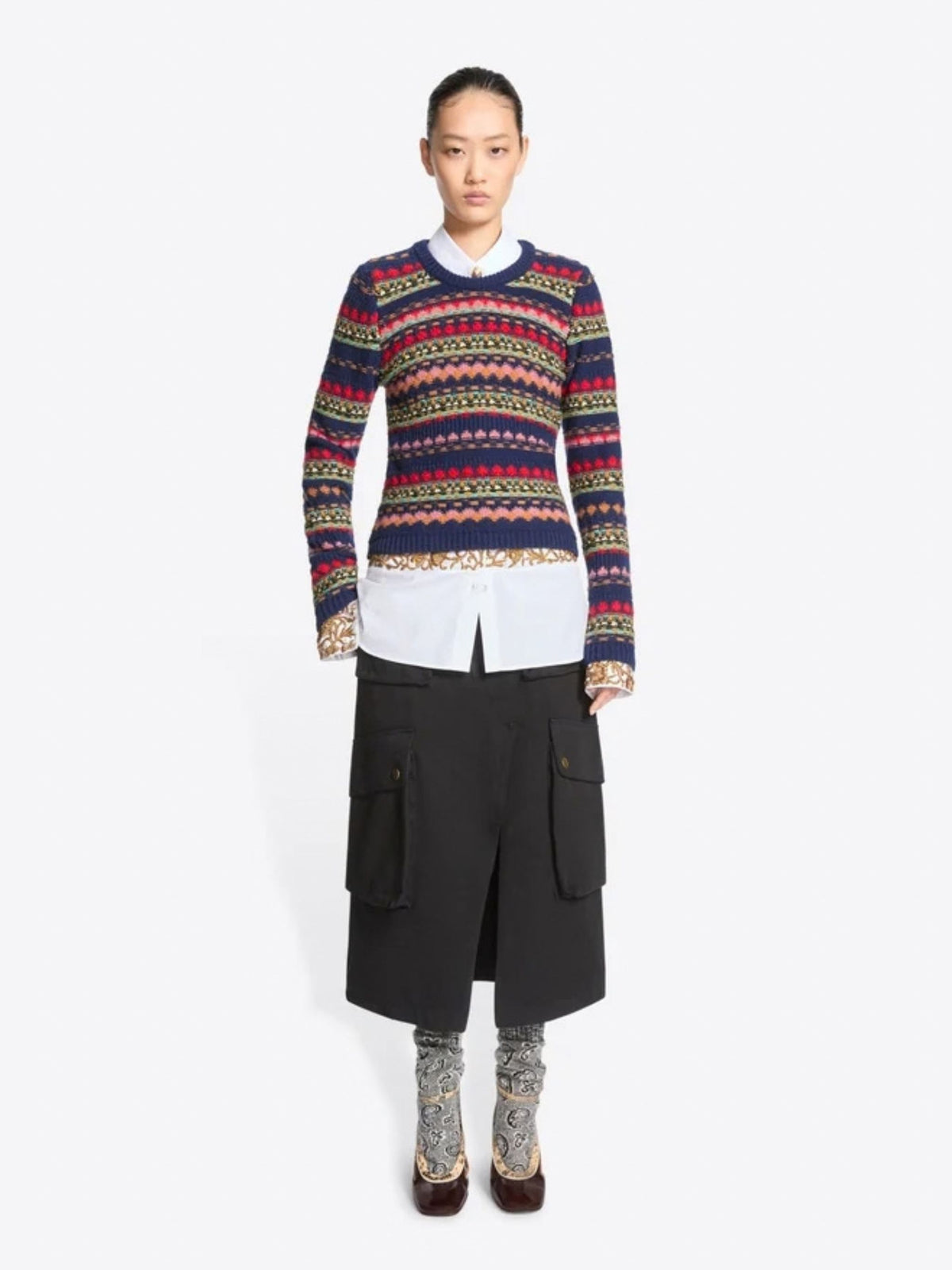 MAGLIA GIROCOLLO ARGYLE