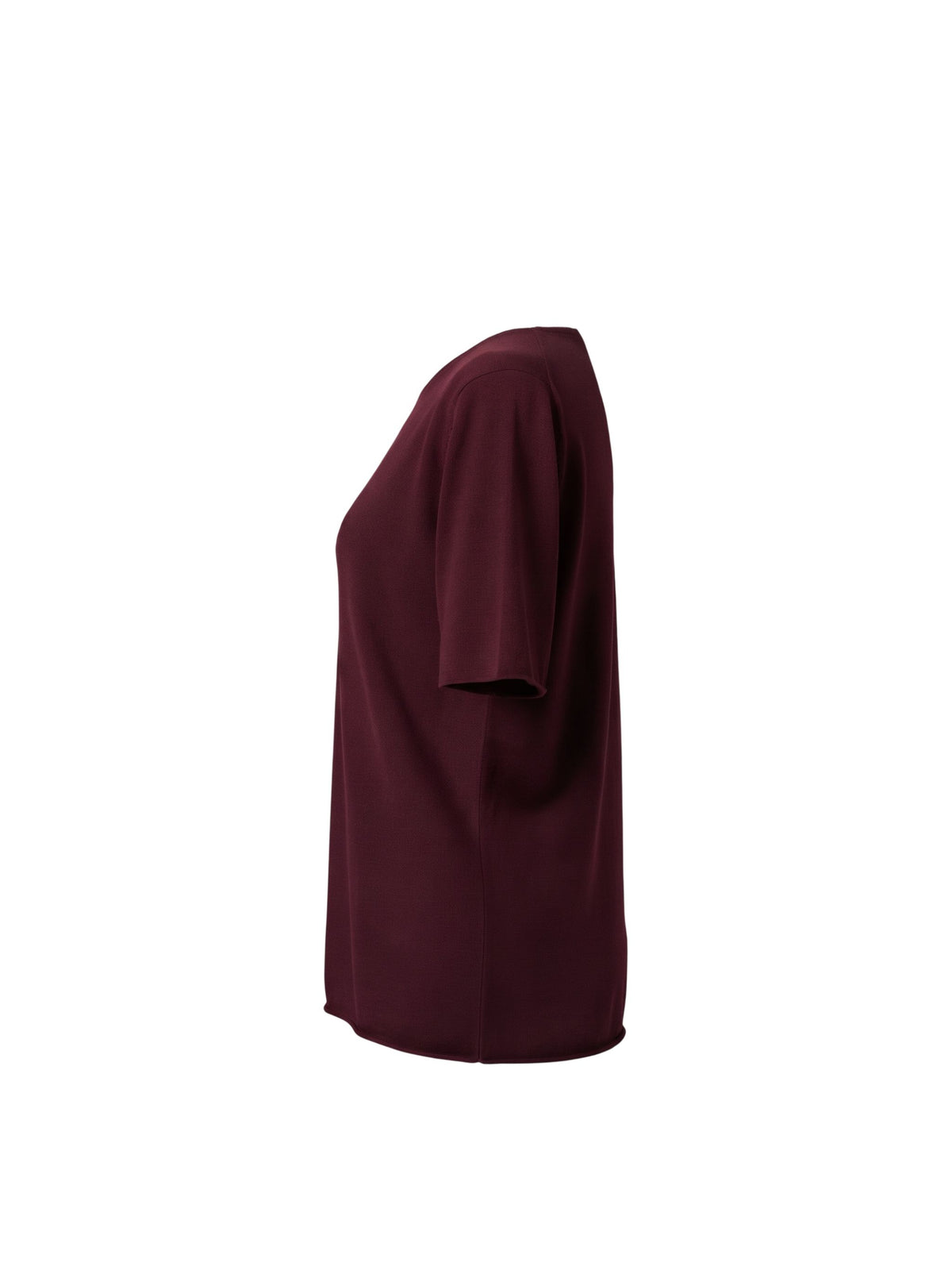 T-shirt Lisa Yang in Burgundy