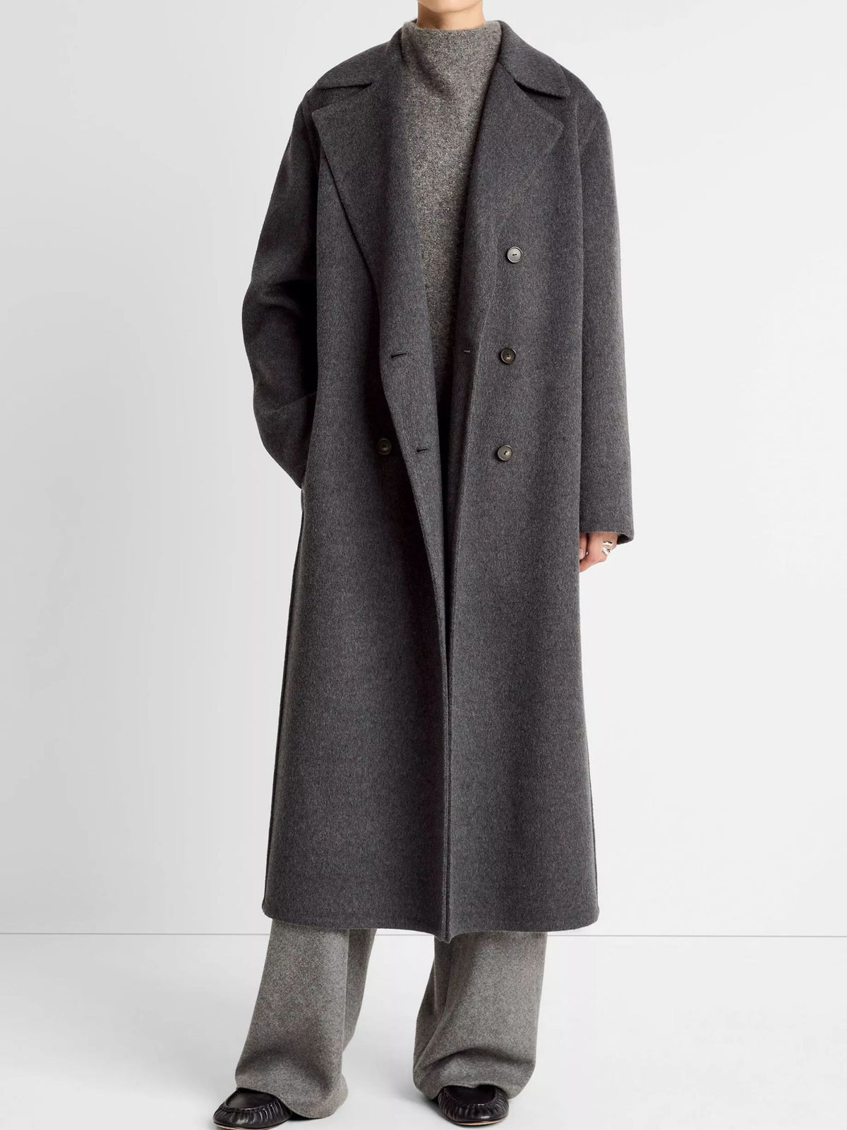 DOUBLE BREST LONG COAT