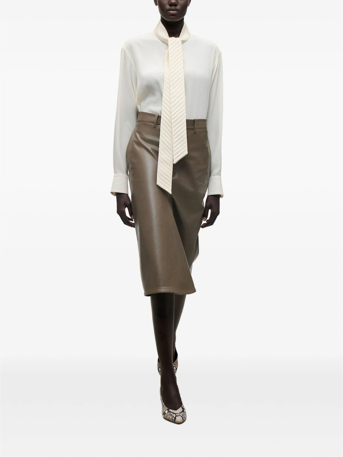 SCARF DETAILS BLOUSE