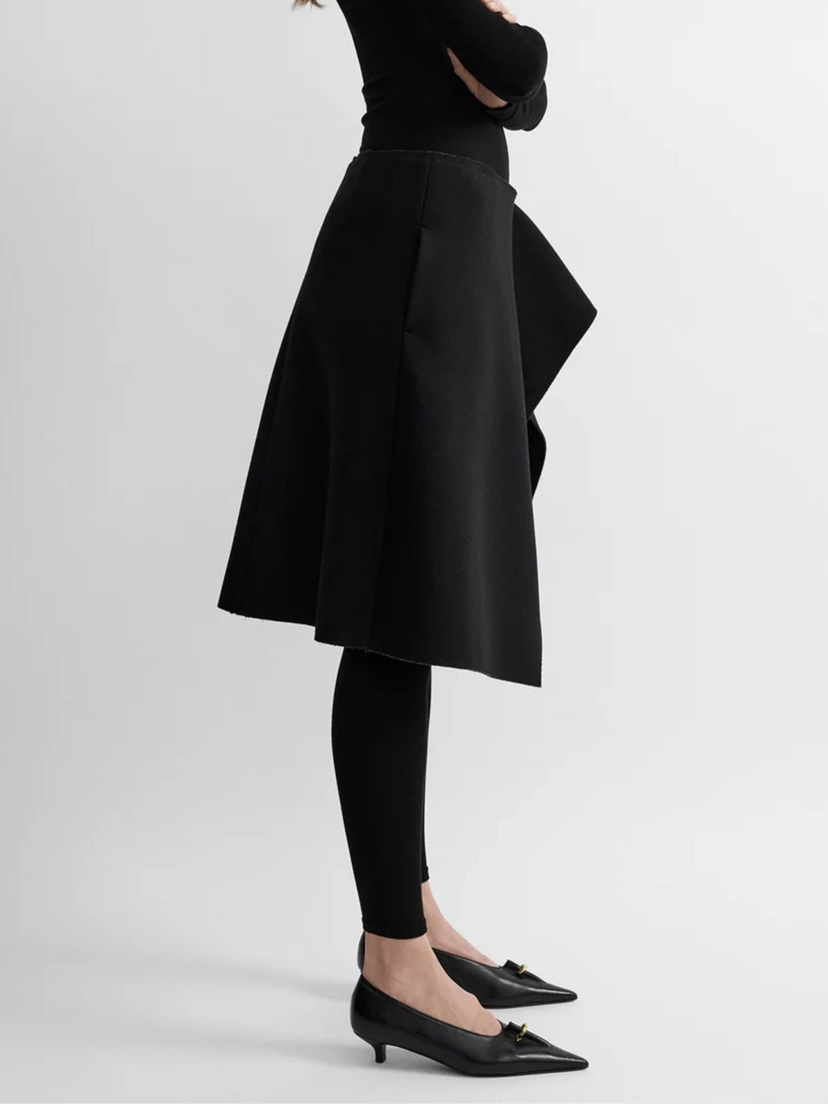 SLIT SCUBA SKIRT