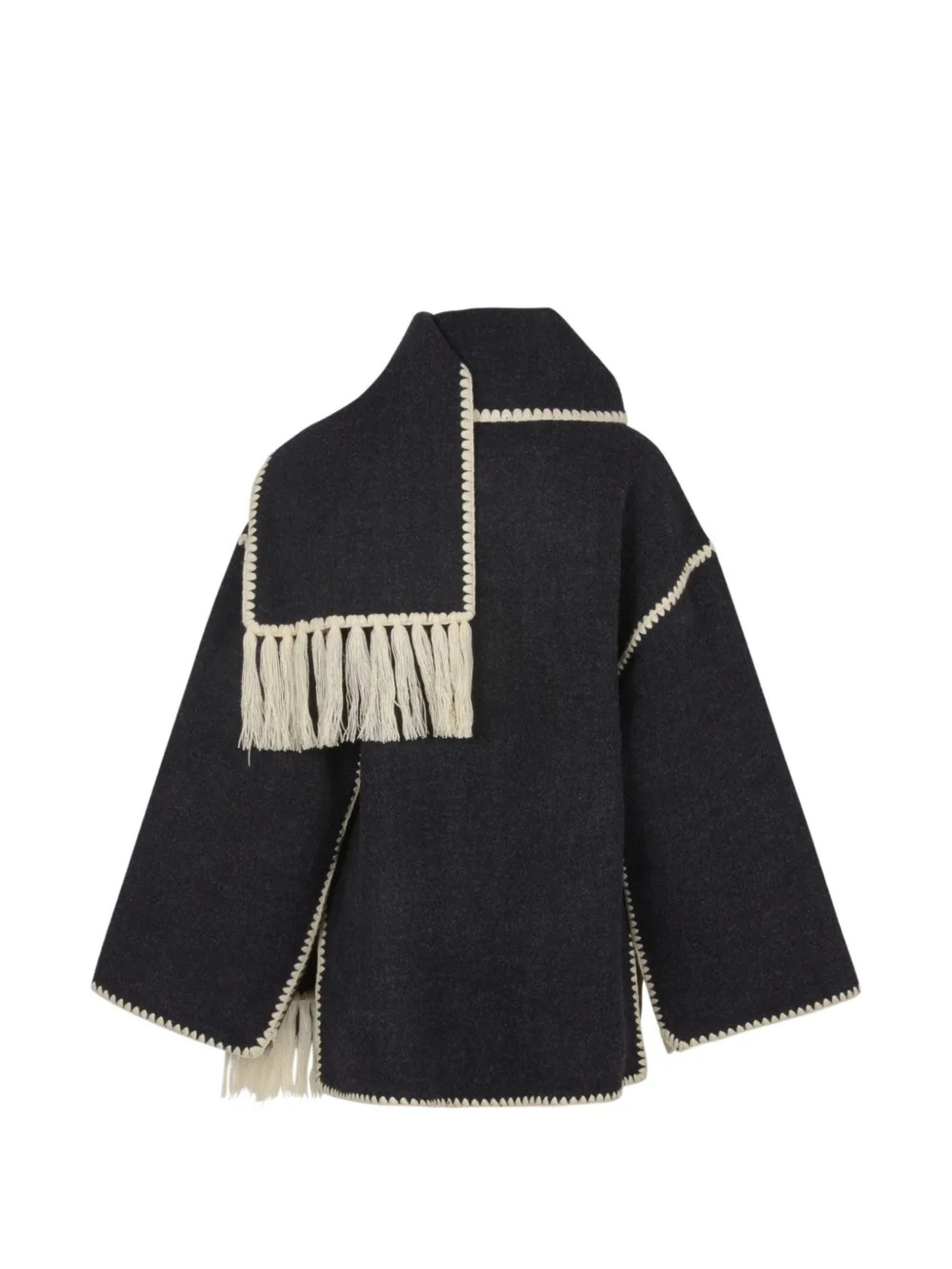 EMBROIDERED SCARF JACKET