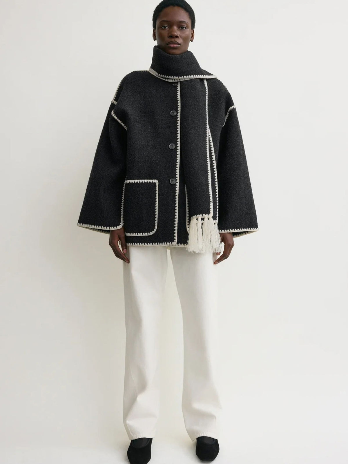 Toteme scarf coat