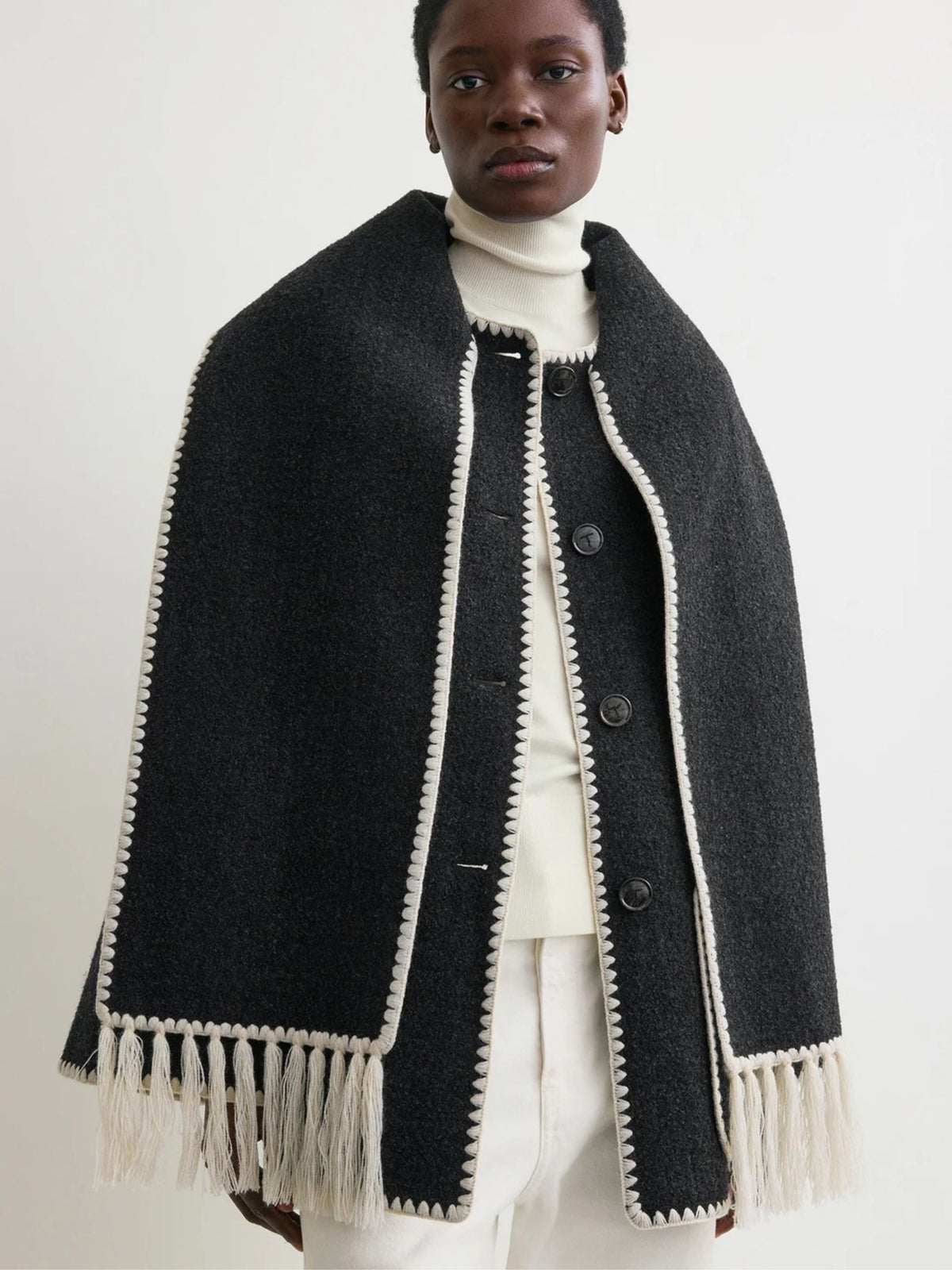 Toteme scarf coat