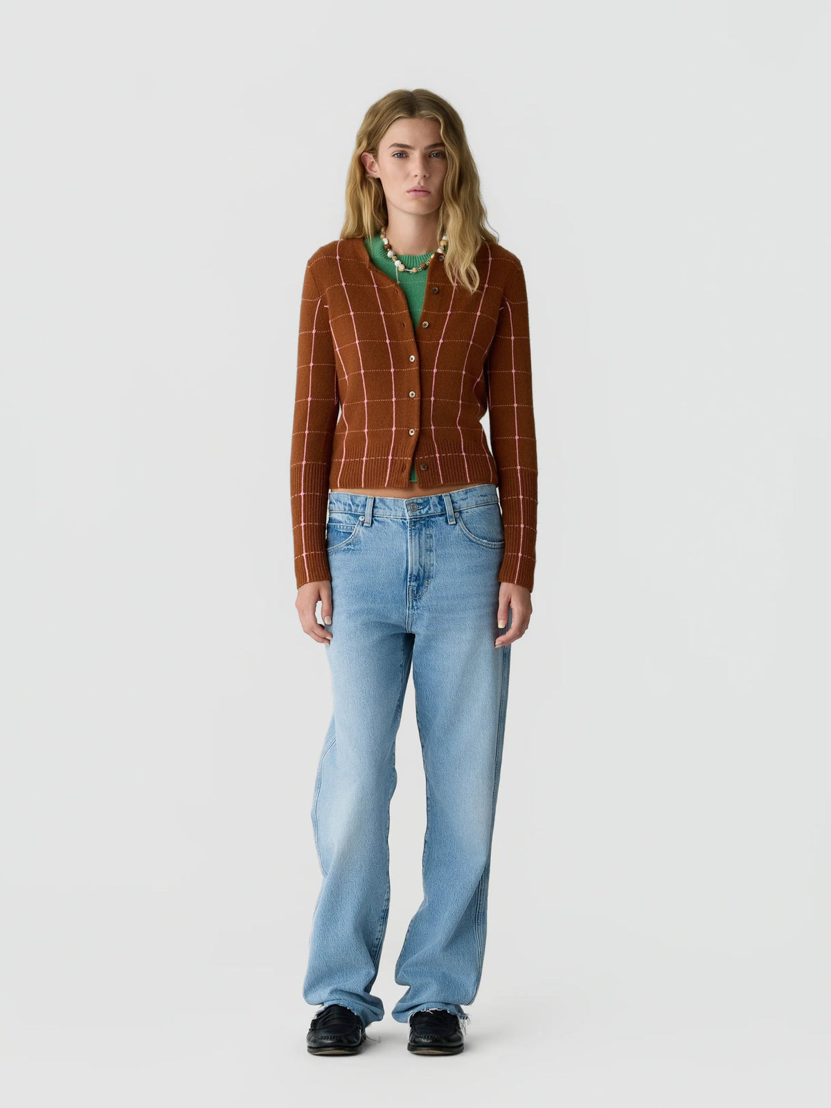 JANE CHECKER CARDIGAN