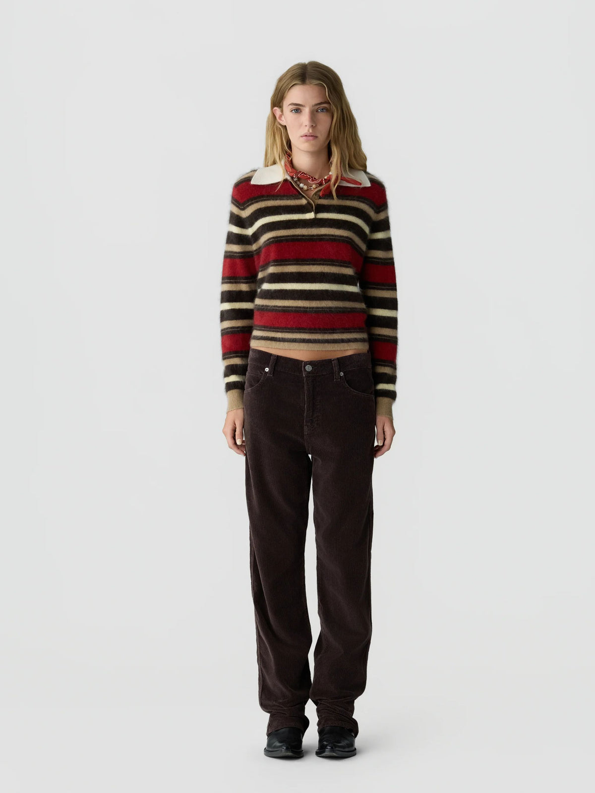 GRIZZY CROPPED POLO