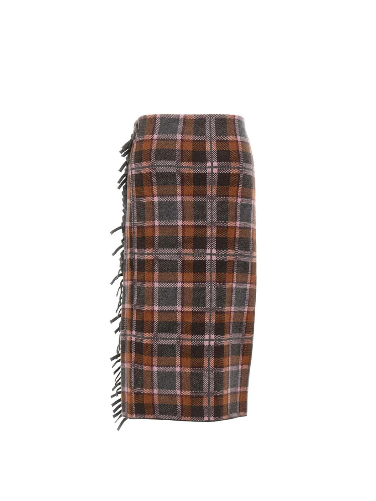 TARTAN WRAP SKIRT