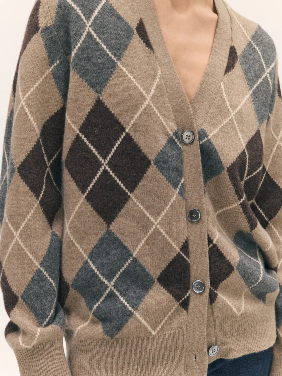 Ava Argyle Cardigan