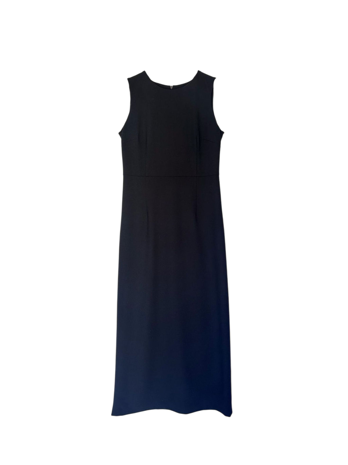 Maxi abito smanicato in Crepe