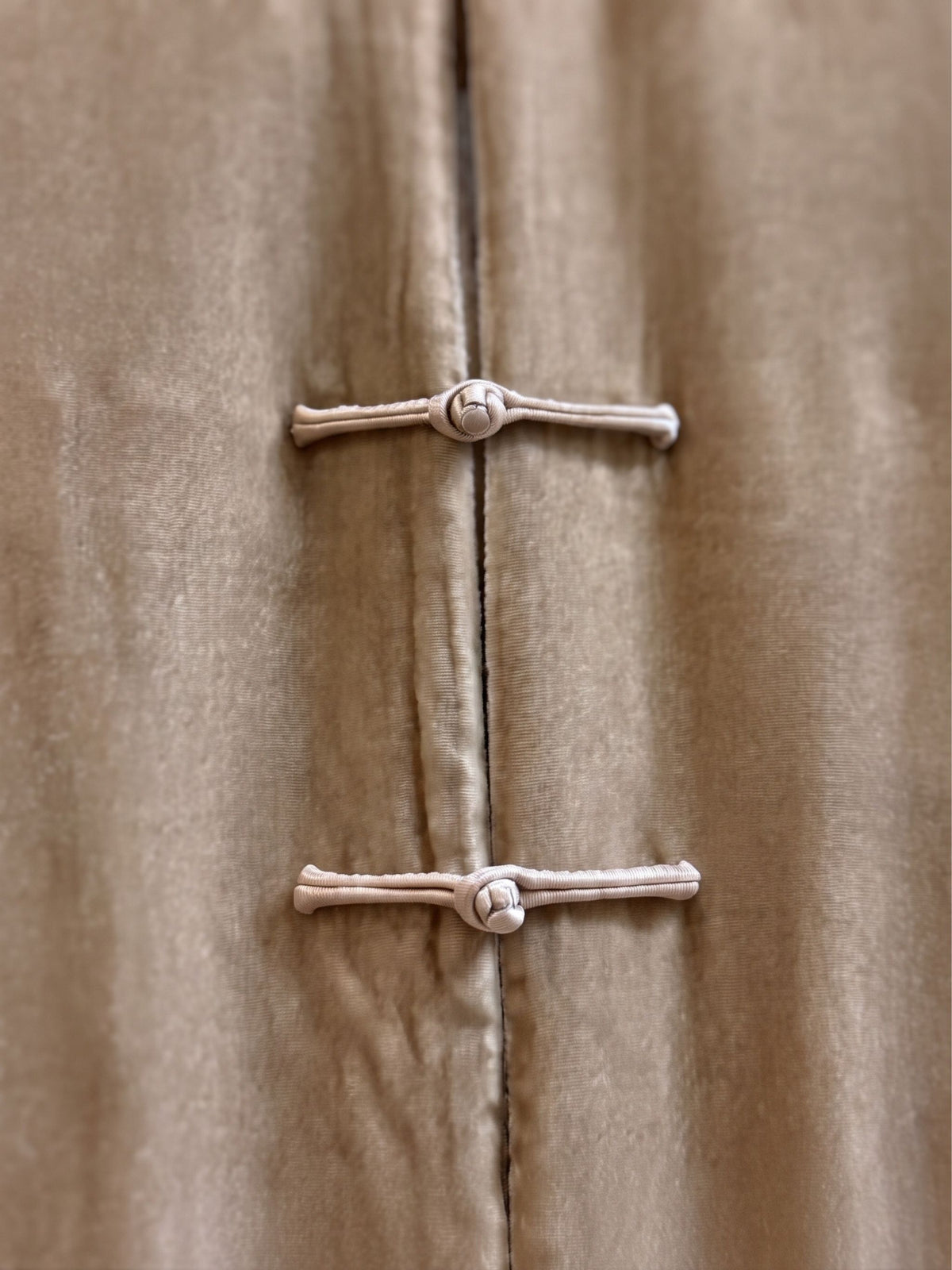 Blazer Yali alla coreana in velluto beige