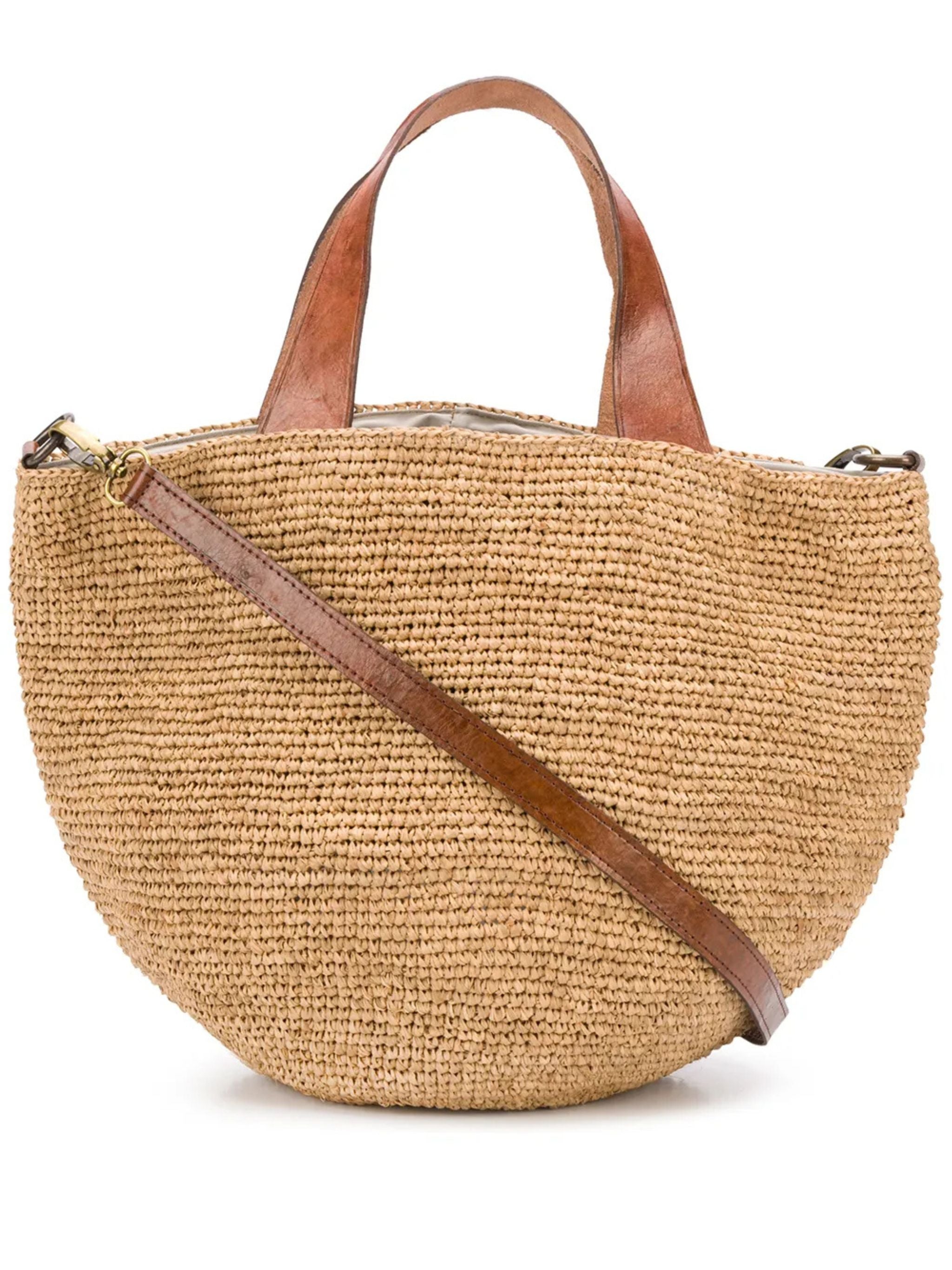 Borsa a cesta in rafia Mirozy Tea